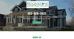 Desktop Screenshot of moonstoneconstruction.com